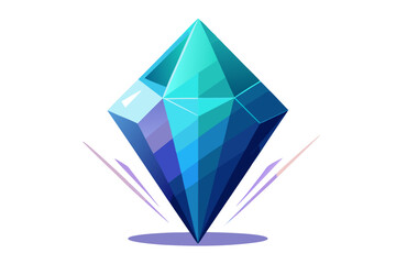 diamond on a white background