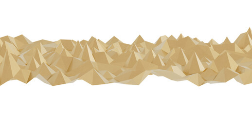 Download this free abstract image of a beige low poly mountain range. Perfect for backgrounds and design projects.