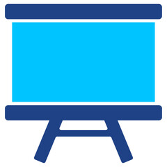 Blackboard  Bus Simple Vector Icon Collection