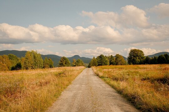 A dirt road in Barton, Vermont