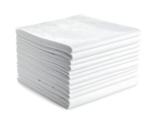 Stack of white cloths