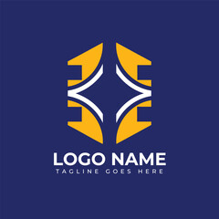 Obraz premium Modern abstract logo design for business identity and branding