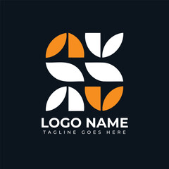 Letter S abstract logo design professional branding icon