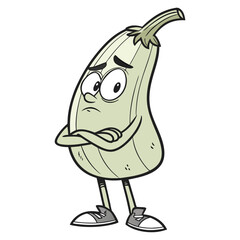 bottle gourd guardian vector design.