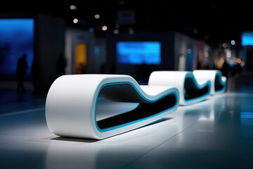 future conveyor belt transforms recycled plastic into innovative modern furniture
