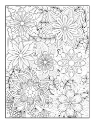 Zentangle Coloring Pages | Relaxing Stress Relief Coloring Book for Adults | Intricate Abstract Patterns.