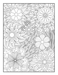 Zentangle Coloring Pages | Relaxing Stress Relief Coloring Book for Adults | Intricate Abstract Patterns.