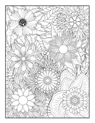 Zentangle Coloring Pages | Relaxing Stress Relief Coloring Book for Adults | Intricate Abstract Patterns.