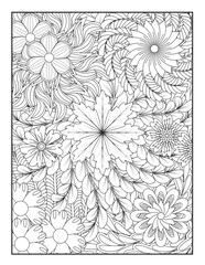 Zentangle Coloring Pages | Relaxing Stress Relief Coloring Book for Adults | Intricate Abstract Patterns.