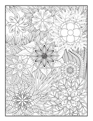 Zentangle Coloring Pages | Relaxing Stress Relief Coloring Book for Adults | Intricate Abstract Patterns.