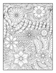 Zentangle Coloring Pages | Relaxing Stress Relief Coloring Book for Adults | Intricate Abstract Patterns.