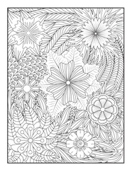 Zentangle Coloring Pages | Relaxing Stress Relief Coloring Book for Adults | Intricate Abstract Patterns.