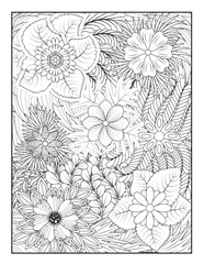 Zentangle Coloring Pages | Relaxing Stress Relief Coloring Book for Adults | Intricate Abstract Patterns.