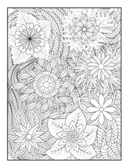 Zentangle Coloring Pages | Relaxing Stress Relief Coloring Book for Adults | Intricate Abstract Patterns.
