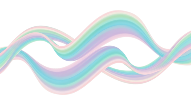 Abstract flowing pastel waves create a stunning visual effect for modern design and branding