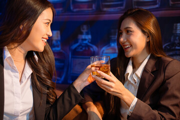 whiskey, for a friendly party in a bar or a restaurant.