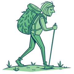 man walking in the park