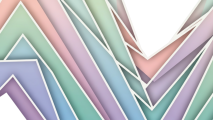 Abstract pastel geometric shapes with a modern design for background or design elements