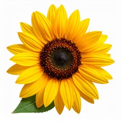Fototapeta premium Vibrant Sunflower Close-Up A Golden Burst of Summer