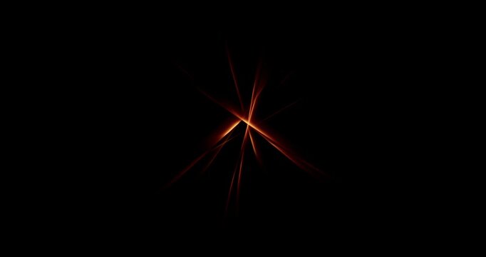 fury light slash effect on black background