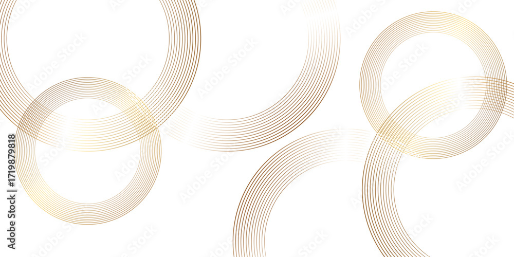 Poster abstract white geometric overlapping circle background with shadow. vector circles template vector d