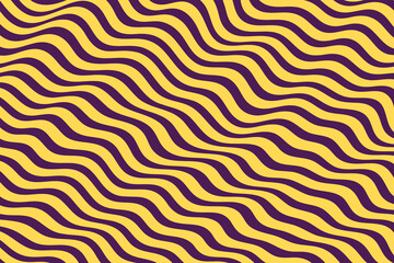 Retro Wavy Line Seamless Pattern Background, Abstract Geometric Curve Texture, Vintage Optical Flow Design, Minimal Decorative Surface Art, Psychedelic Wave Illustration