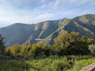 hills in italy liguria