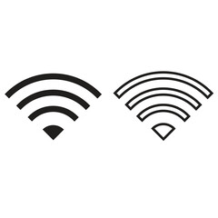 wifi icon set vector illustration