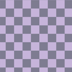 Pastel purple color checkerboard seamless pattern design