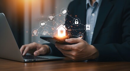 Smart Home Technology: Connected Devices and Security Network