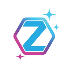 Letter Z logo, Z logo, AI logo set, modern and minimal design, tech-inspired, colorful icons and symbols, suitable for artificial intelligence, innovation, branding, startups, and digital identity.