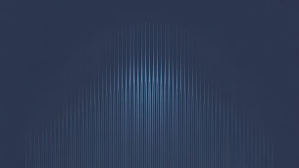 abstract soundwave symmetry with vertical lines on dark blue gradient background