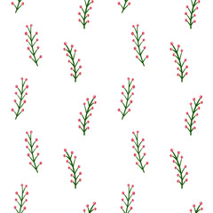 seamless pattern with plant