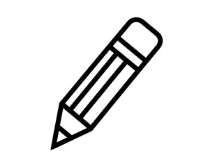 Simple black pencil graphic