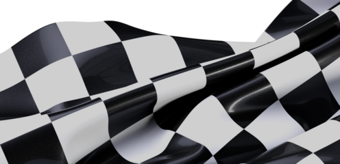 Dramatic checkered flag, racing victory, competition, success, speed, texture, background.