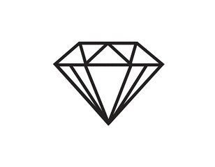 Simple diamond icon