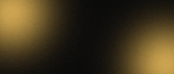 Dark abstract background with soft yellow light spots and smooth gradient fade, ideal for moody design, lighting effects, and visual depth