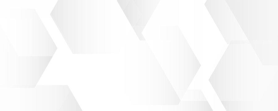 hexagon white geometric background with diamond and triangle shapes layered pattern design