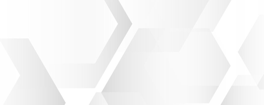 hexagon white geometric background with diamond and triangle shapes layered pattern design