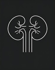 Simple graphic of kidneys