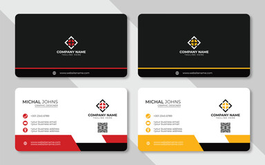 Professional Business Card Template Design