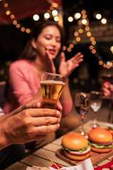 Celebrate whisky at an intimate party at a camping restaurant. A group celebration.	