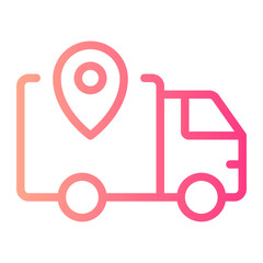 tracking gradient icon