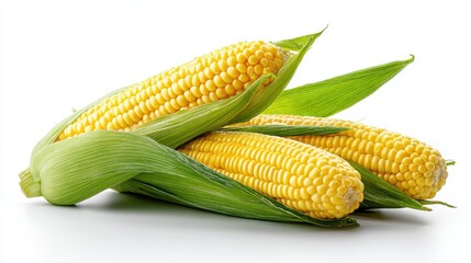 Fresh Corn on Cob in Natural Light