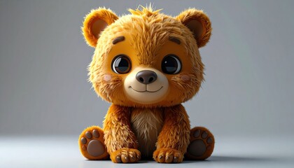 Adorable cartoon bear