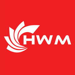 HWM letter design. HWM letter technology logo design. HWM Monogram logo design for an entrepreneur and business