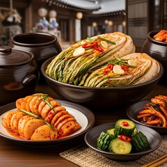 Traditional Korean Spicy Kimchi