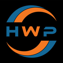 HWP letter design. HWP letter technology logo design. HWP Monogram logo design for an entrepreneur and business