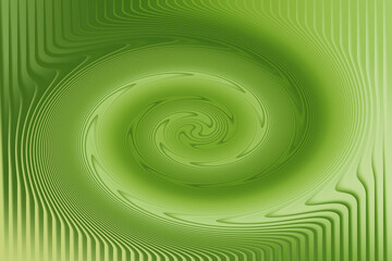 Swirling Green Abstract Background with Soft Lines and Gentle Gradient