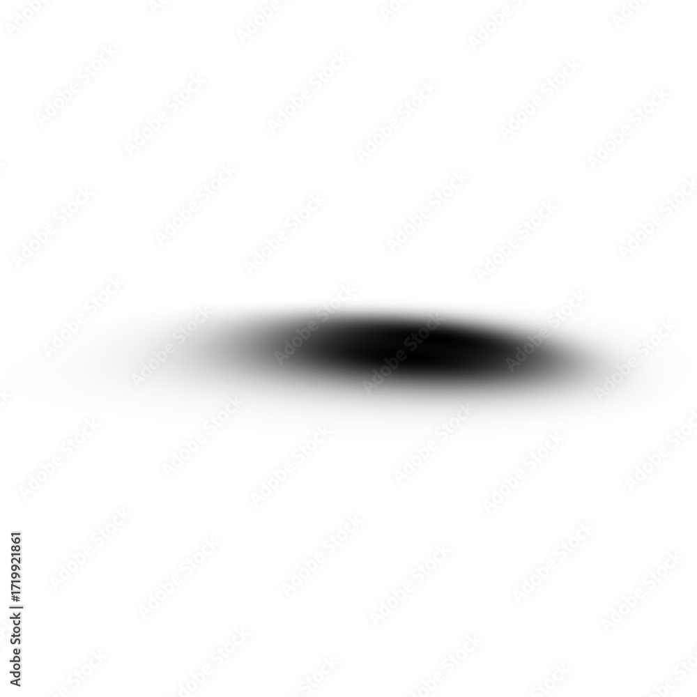 Poster black gradient shadow effect isolated on transparent background for overlay